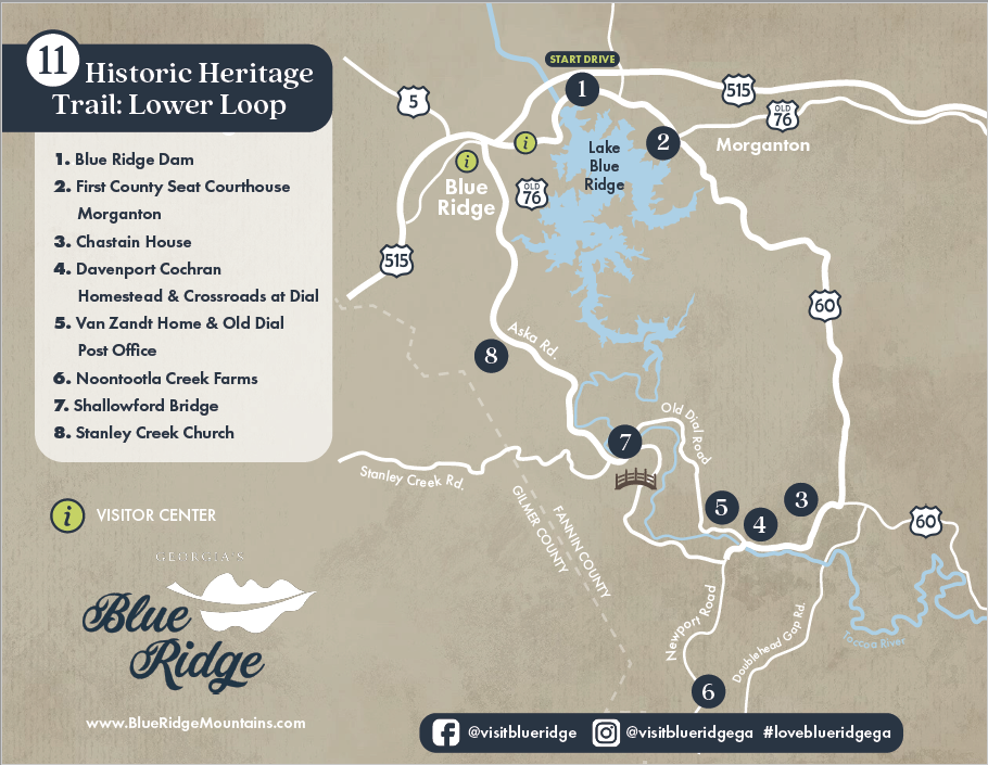 Mapquest Blue Ridge Ga History Lover | Blue Ridge, GA